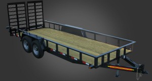 Heavy Duty 20 ft. Landscape Utility Trailer New York