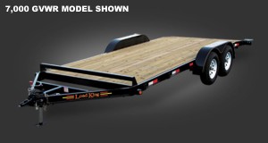 Light Duty 16 ft. Wood Floor Car Trailer New York
