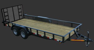 Standard Duty 18 ft. Landscape Utility Trailer New York
