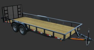 Standard Duty 20 ft. Landscape Utility Trailer New York