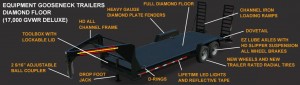 Diamond Floor Equipment Gooseneck Trailers
