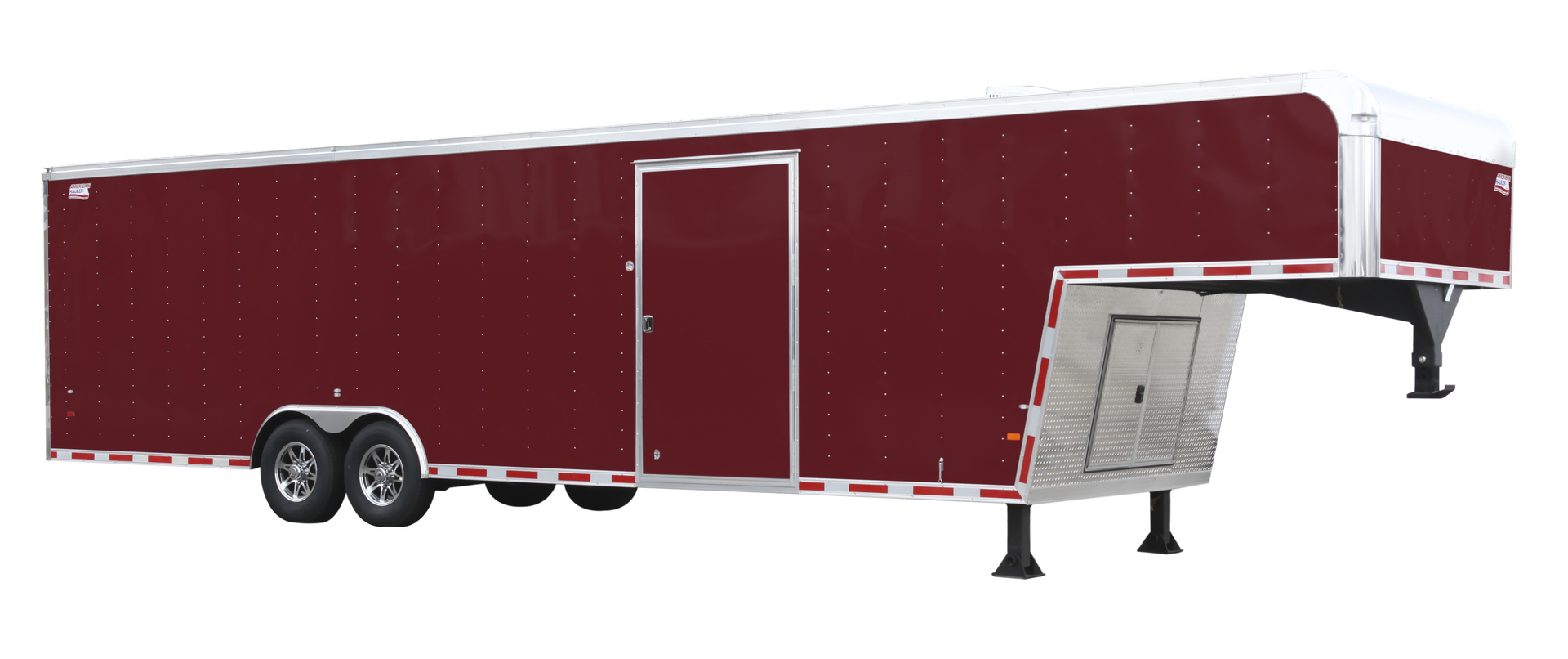 Gooseneck Enclosed Race Trailers - Trailer Sales of New York.